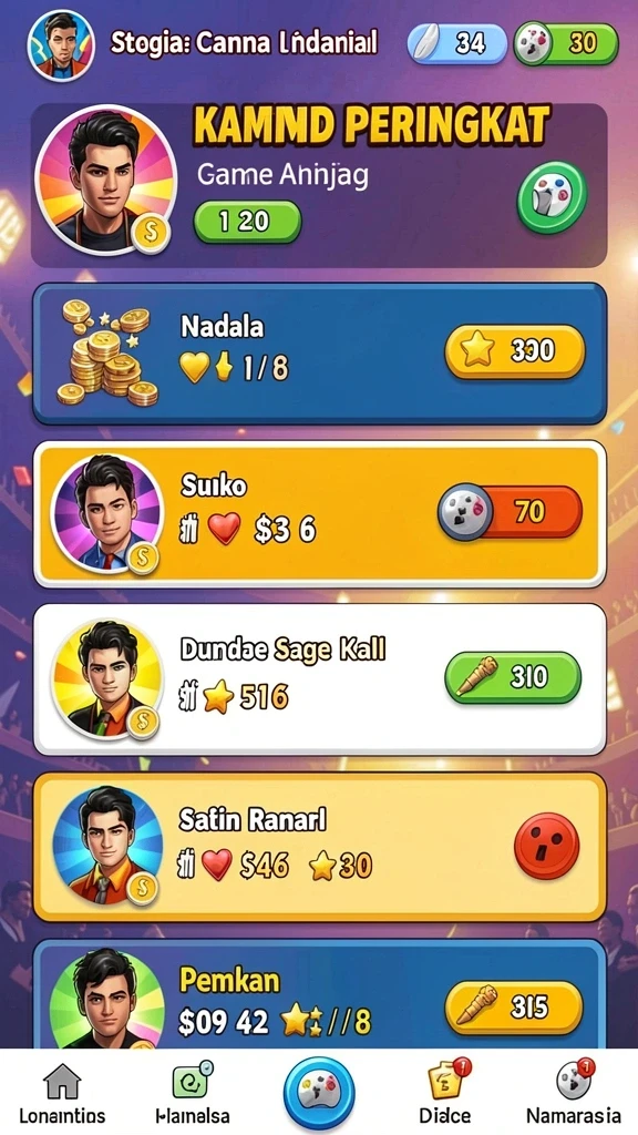 cuangila - Tampilan antarmuka yang menarik dan user-friendly.