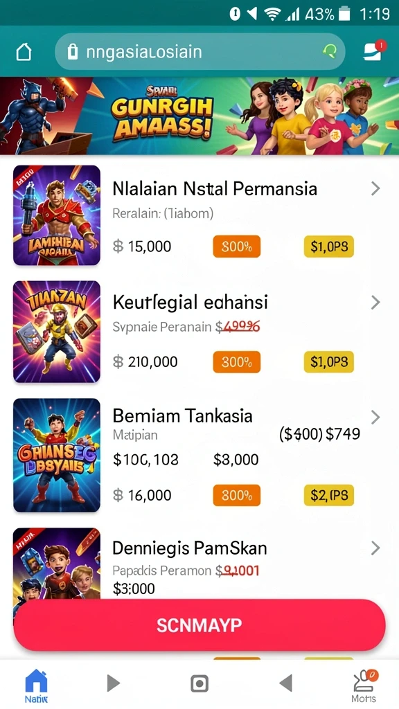 poros77 - Screenshot 2 memperlihatkan desain level yang menawan.